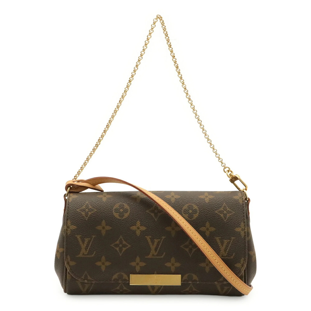 LOUIS VUITTON Monogram Favorite PM Shoulder Bag, Clutch Handbag, Pouch M40717
